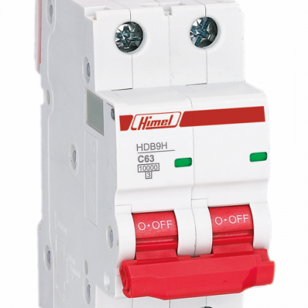 MCB HIMEL HDB9H63A2_ 2P (6~63A) 10KA